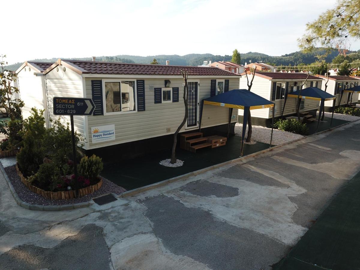 Happy Camp Mobile Homes In Castello Camping & Summer Resort Neos Marmaras Buitenkant foto