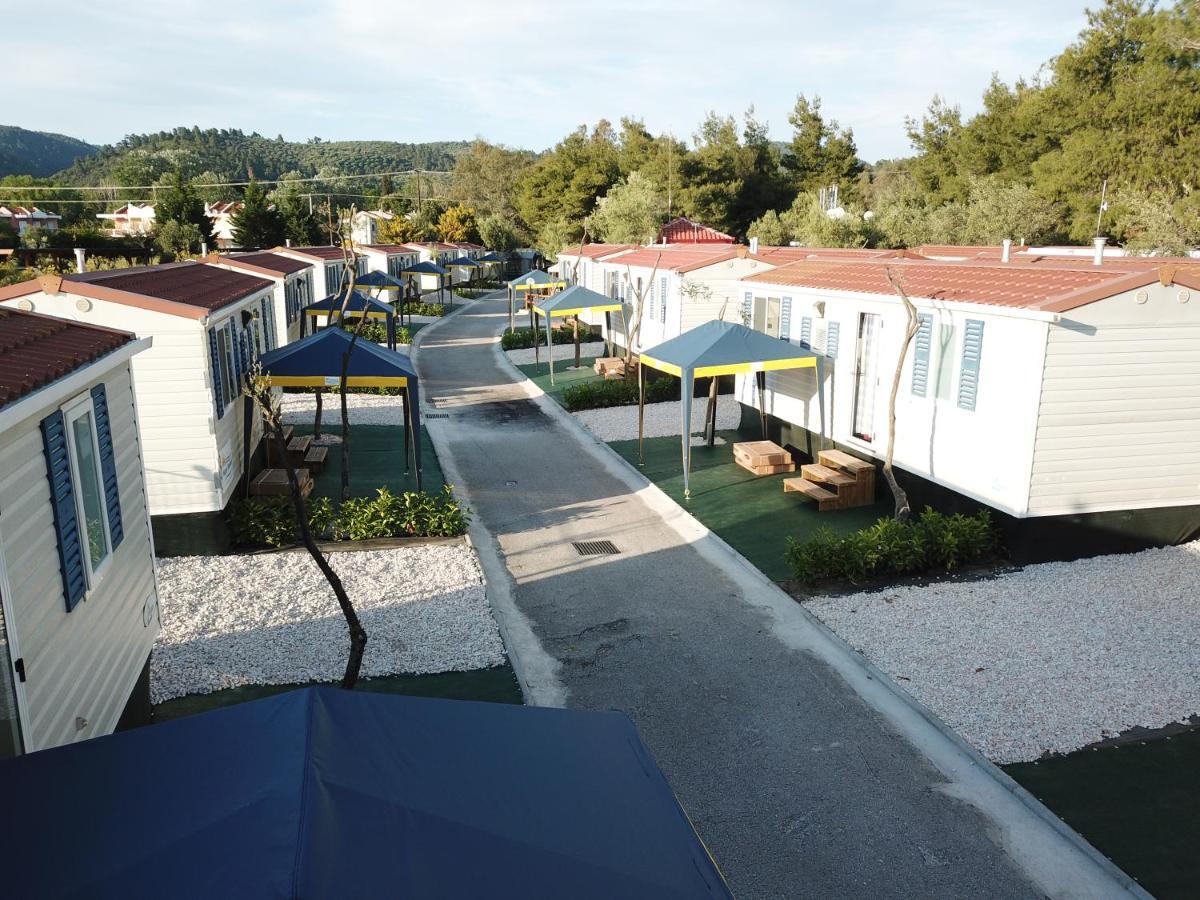 Happy Camp Mobile Homes In Castello Camping & Summer Resort Neos Marmaras Buitenkant foto